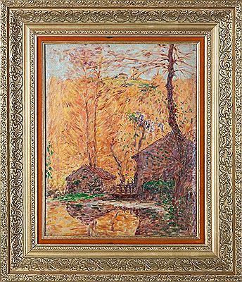 "Moulin limousin en automne"