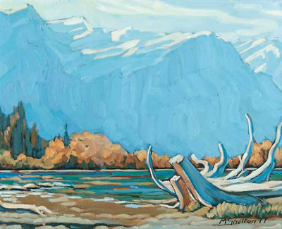 Bow River Seebe by Margaret Dorothy Shelton - Auction record, sale price, and art valuation. Compare with similar artists and explore comparable artworks.