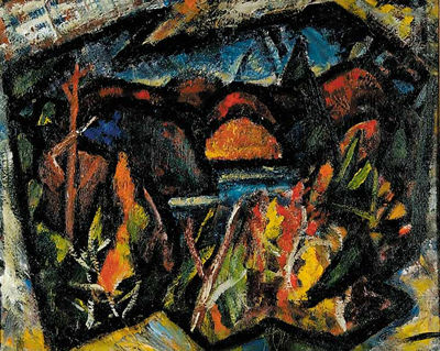 Sample artwork by Kenneth Loveless (1919 - 1954), known for painting - View similar artists and auction records