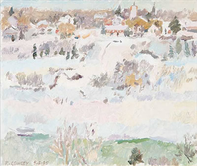 River, Ice and Bank - Saskatoon by Reta Madeline Summers Cowley - Auction record, sale price, and art valuation. Compare with similar artists and explore comparable artworks.