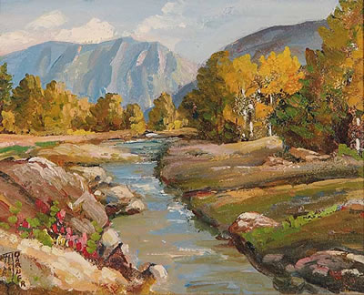 Near Gold Hill, Lardo B.C. by Alex John (Alec) Garner - Auction record, sale price, and art valuation. Compare with similar artists and explore comparable artworks.