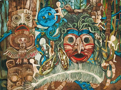 Sample artwork by June Montgomery (Born 1929), known for painting - View similar artists and auction records