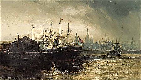Untitled - Ships At Liverpool Harbour