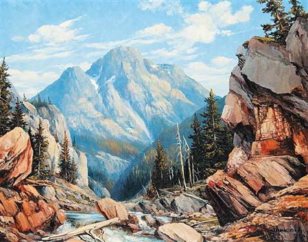 The Canyon, Windrush Valley Nr. Canmore, Alta.