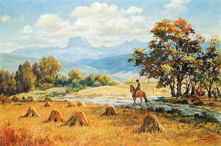 Waterton Country by Donald Alwin Frache - Auction record, sale price, and art valuation. Compare with similar artists and explore comparable artworks.