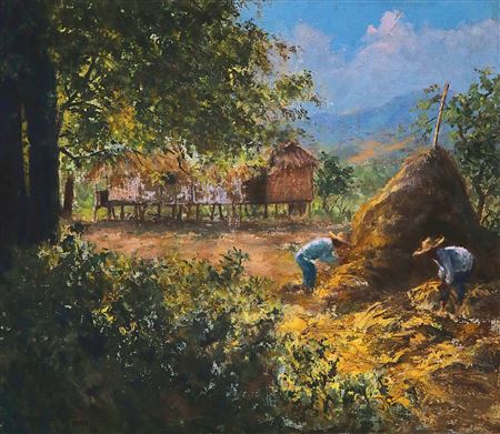Farm Scene by Eduardo Perrenoud Jr - Auction record, sale price, and art valuation. Compare with similar artists and explore comparable artworks.