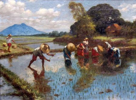 Planting Rice by Jose Pereira - Auction record, sale price, and art valuation. Compare with similar artists and explore comparable artworks.