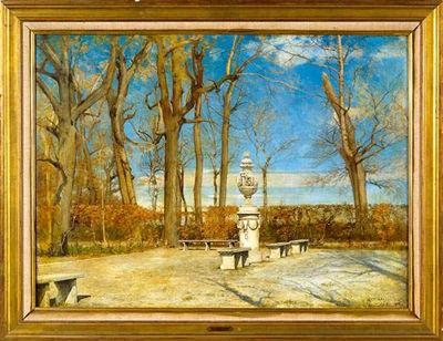 Sample artwork by Marco Calderini (1850 - 1941), known for landscape painting - View similar artists and auction records