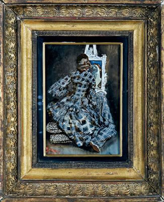 JEUNE FEMME ASSISE SUR DEUX COUSSINS LÉOPARD by Drian - Auction record, sale price, and art valuation. Compare with similar artists and explore comparable artworks.