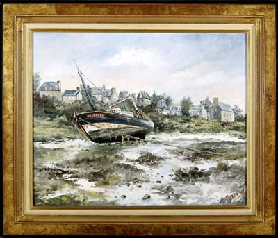 "Les derniers jours du beau chalutier le Guildo" by Max Fournier - Auction record, sale price, and art valuation. Compare with similar artists and explore comparable artworks.