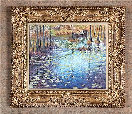 Sample artwork by Joseph Weisman (1907 - 1994), known for landscape-structure, figure, genre - View similar artists and auction records