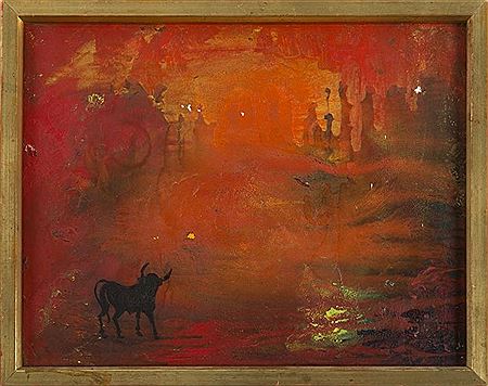Sample artwork by Nicola Ortis Poucette (1935 - 2006), known for painting - View similar artists and auction records