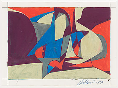 Geometrisk komposition by Per Erik Boklin - Auction record, sale price, and art valuation. Compare with similar artists and explore comparable artworks.