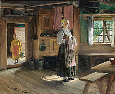 "Skogsfäbod, Leksand"