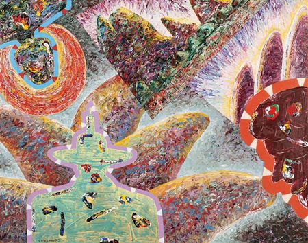 Sample artwork by Victor Majzner (Born 1945), known for painting - View similar artists and auction records