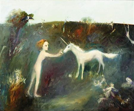 Untitled (Girl with Unicorn)
