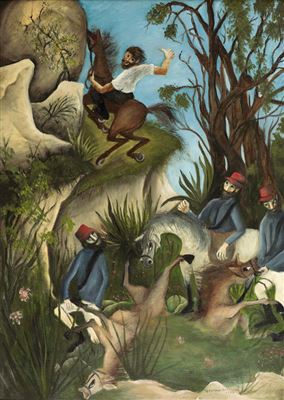 Sample artwork by Yvonne Atkinson (1918 - 1999), known for painting - View similar artists and auction records