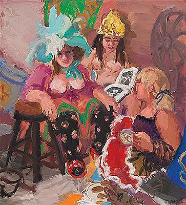 Sample artwork by Wendy Sharpe (Born 1960), known for painting - View similar artists and auction records