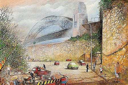 Sample artwork by Maynard Waters (Born 1938), known for painting - View similar artists and auction records
