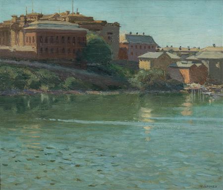 Brisbane from South Bank c1920s