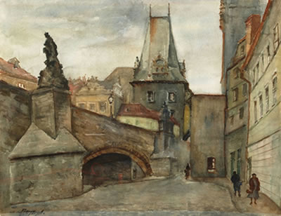Alley and bridge by Ignacio Manuel Beteta - Auction record, sale price, and art valuation. Compare with similar artists and explore comparable artworks.