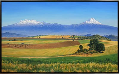 Volcanes en otoño by Jorge Obregon - Auction record, sale price, and art valuation. Compare with similar artists and explore comparable artworks.