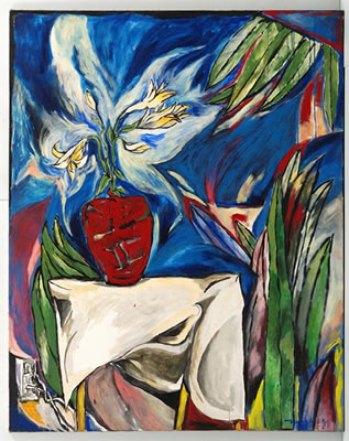 Corazón florero by Magali Lara - Auction record, sale price, and art valuation. Compare with similar artists and explore comparable artworks.
