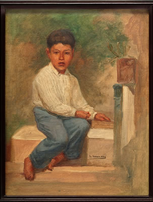Niño sentado