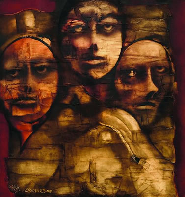 Tres personajes