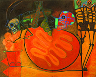 Sample artwork by Luis Zarate (Born 1951), known for expressionist and abstract paintings - View similar artists and auction records