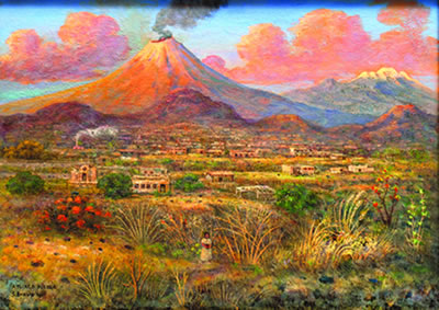 Los volcanes desde Atlixco - Puebla by Sergio Bravo Hidalgo - Auction record, sale price, and art valuation. Compare with similar artists and explore comparable artworks.