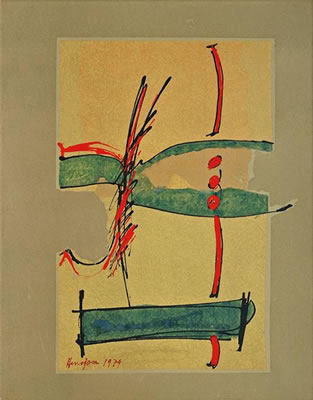 Sample artwork by Oliveiro Hinojosa (1953 - 2001), known for painting - View similar artists and auction records