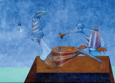 Juegos musicales al infante dormido