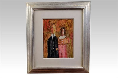 Retrato de Matrimonio by Irma Griza - Auction record, sale price, and art valuation. Compare with similar artists and explore comparable artworks.