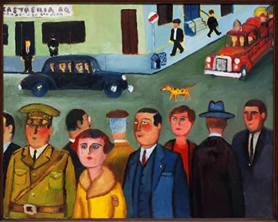 Crucero peligroso by Abel Quezada - Auction record, sale price, and art valuation. Compare with similar artists and explore comparable artworks.