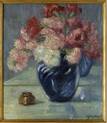Florero con tintero by Luis Sahagun - Auction record, sale price, and art valuation. Compare with similar artists and explore comparable artworks.
