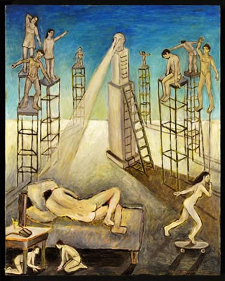 Hombre observado por sus sueños by Laura Quintanilla - Auction record, sale price, and art valuation. Compare with similar artists and explore comparable artworks.