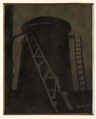 Símbolos de lucha y la industria, Tanque de almacenamiento, 1931