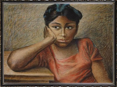 Sample artwork by Celia Calderon (1921 - 1969), known for painting - View similar artists and auction records