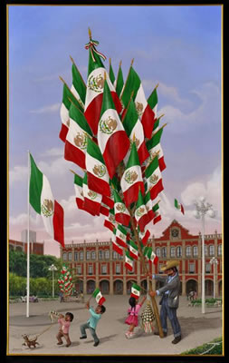 Colores a mi Patria, Palacio de Cuernavaca