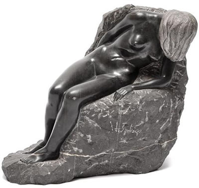 Sinfonía VIII: Gacela Honda by Santiago de Santiago - Auction record, sale price, and art valuation. Compare with similar artists and explore comparable artworks.