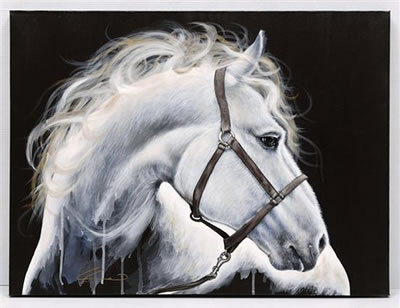 Sample artwork by Bertha Rodriguez (Born 1980), known for painting - View similar artists and auction records