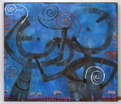 Carnaval by Arturo Morin - Auction record, sale price, and art valuation. Compare with similar artists and explore comparable artworks.