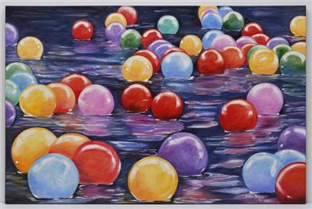 Sample artwork by Sandra Rojas (Born 1967), known for painting - View similar artists and auction records