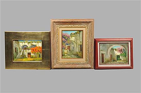 A) Fachada. b) Vista de patio. c) Vista de patio by Jose Luis Poolho Benitez - Auction record, sale price, and art valuation. Compare with similar artists and explore comparable artworks.