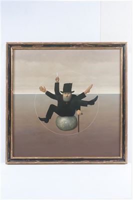 El juego de Don Leonardo by Alfredo Castaneda - Auction record, sale price, and art valuation. Compare with similar artists and explore comparable artworks.