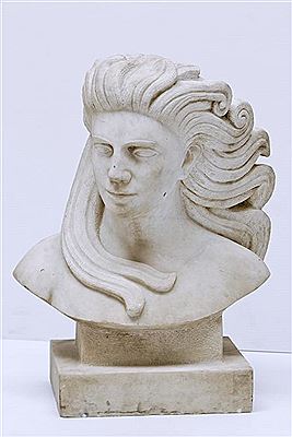 Sample artwork by Luis Ortiz Monasterio (1906 - 1990), known for onyx sculpture, figures, heads, painting, pencil and ink drawing - View similar artists and auction records