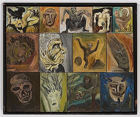 Retrato (polyptych) by Gustavo Monroy - Auction record, sale price, and art valuation. Compare with similar artists and explore comparable artworks.