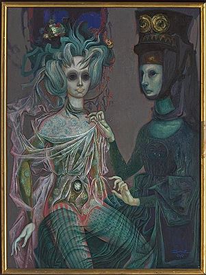 Celestina ataviando a Melibea postmortem by Jorge Quiroz - Auction record, sale price, and art valuation. Compare with similar artists and explore comparable artworks.