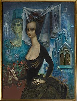 La mujer del alquimista by Jorge Quiroz - Auction record, sale price, and art valuation. Compare with similar artists and explore comparable artworks.
